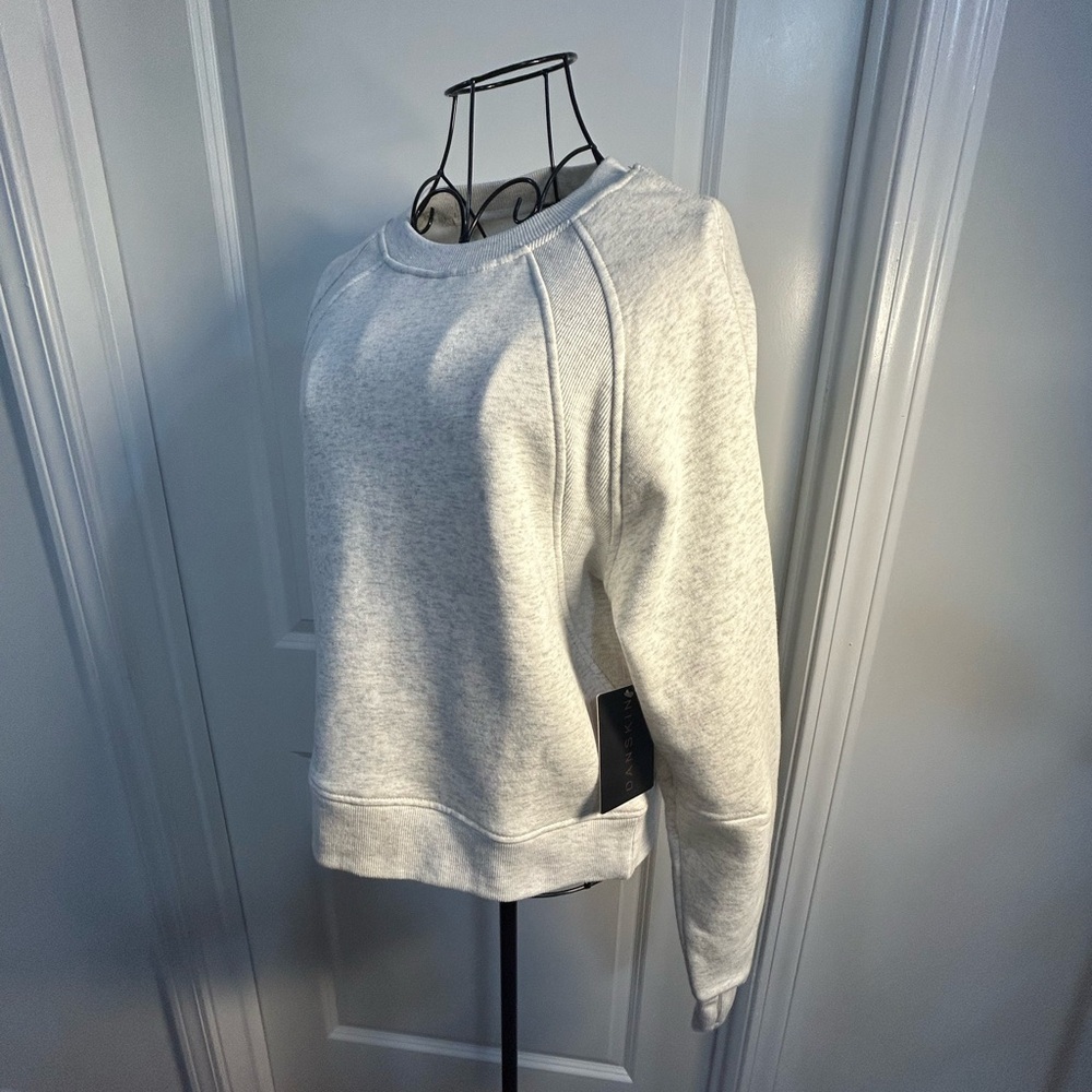 Danskin Light Gray Sweatshirt